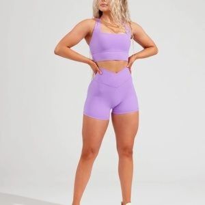 Buffbunny Siren Shorts in Lotus Purple